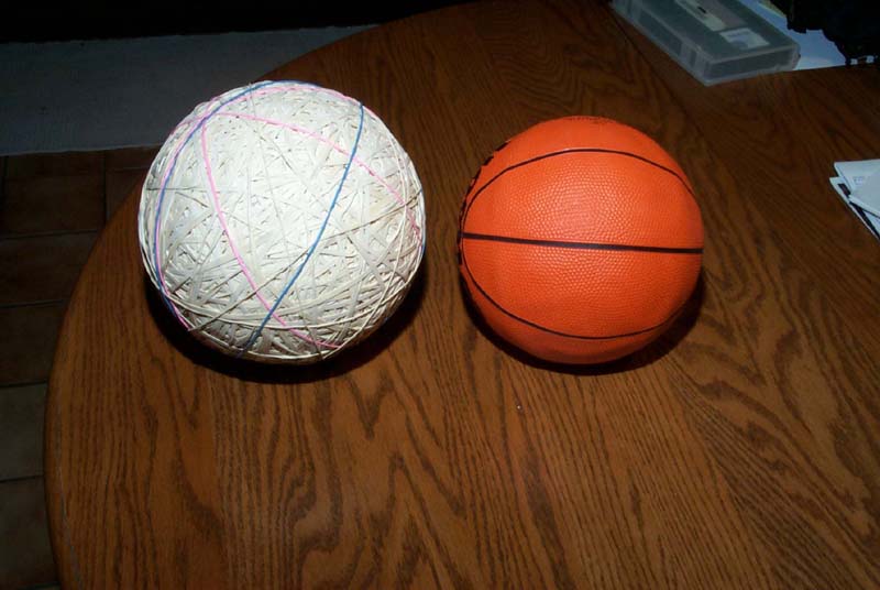 Pedro by a miniball.